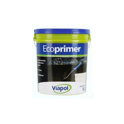 Tinta Asfáltica Impermeabilizante Ecoprimer Preto 18L Viapol