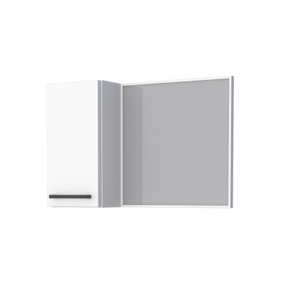 Espelheira De Banheiro Branco Em Aço Roma Cozimax