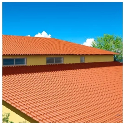 Telha Plan Colonial 2,42 X 88cm 06 Ondas Terracota Afort