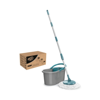 Mop Giratório Fit 5010 Esfregão Top Cabo Inox 3 Em 1 Flashlimp