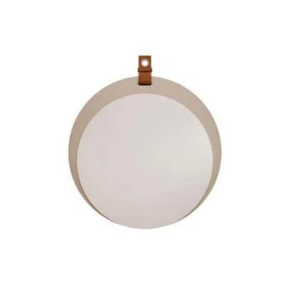 Espelheira Decoração Mdf 60 x 60 cm Lua Cappuccino MGM