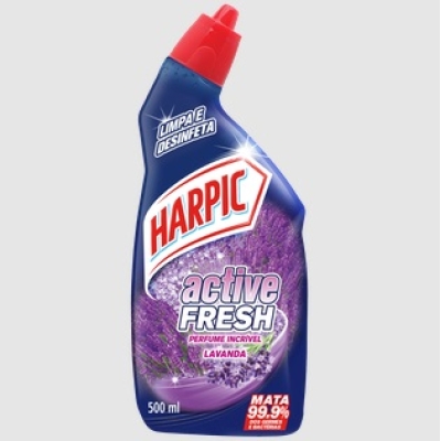 Desinfetante Active Fresh Líquido Lavanda 500 ml - HARPIC