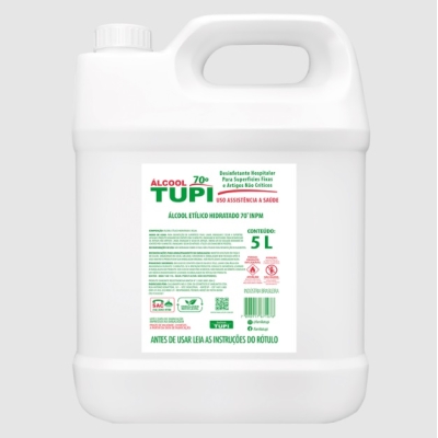 Álcool Líquido 70 Antisseptico 5kg - TUPI