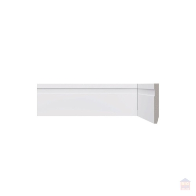 Rodapé Poliestireno Renova Flex Vinco 7cm Branco B72 RP/A Bellitas