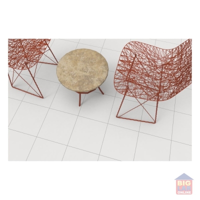 Piso Cerâmico Arredondada 43x43cm Isabela Ceral | Caixa: 2,06 m²