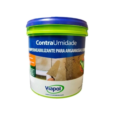 Aditivo Impermealizante Contra Umidade Balde 18 L Viapol