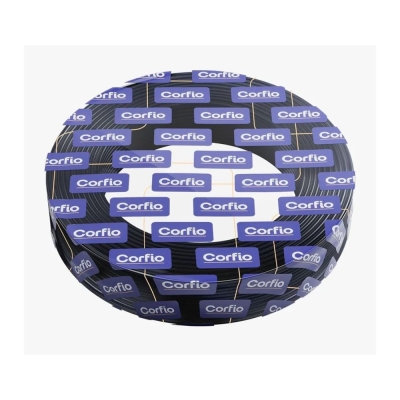 100 Metros Cabo Flexível Preto 1,50mm Corfio